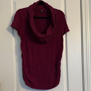 Apt. 9 Deep Raspberry Cowl Neck Top